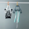 The shoe storage rack is foldable and can be used for outdoor shoe drying. It is a rotating rack for balconies and can be hooked details Picture